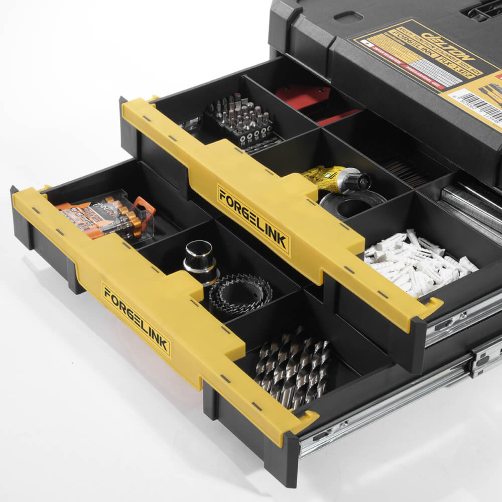 กล่องเครื่องมือแบบลิ้นชัก DELTON รุ่น FLX-1322 30กก.